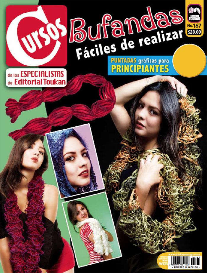 Cursos de los Especialistas 167 - Bufandas FÌÁciles de realizar - Formato Digital - ToukanMango