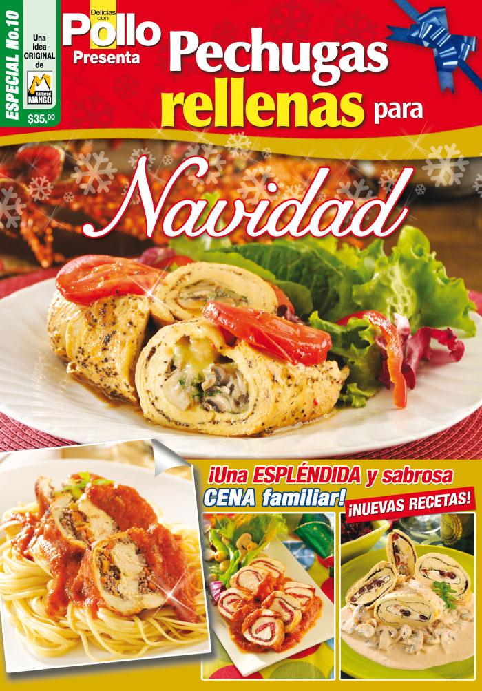 Delicias con Pollo Especial 10 - Pechugas Rellenas para Navidad - Formato Digital - ToukanMango