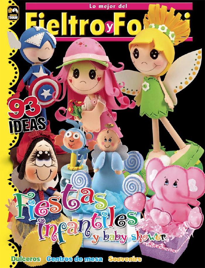 Fieltro y Foami Especial 31 - Fiestas infantiles y Baby Shower - Formato Digital - ToukanMango