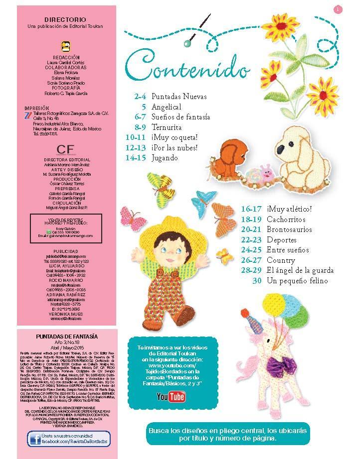 Puntadas de FantasÌ_a 18 - Cobijas para beb̩s - Formato Digital - ToukanMango