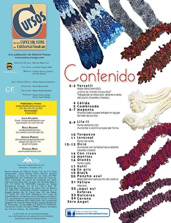 Cursos de los Especialistas 167 - Bufandas FÌÁciles de realizar - Formato Digital - ToukanMango