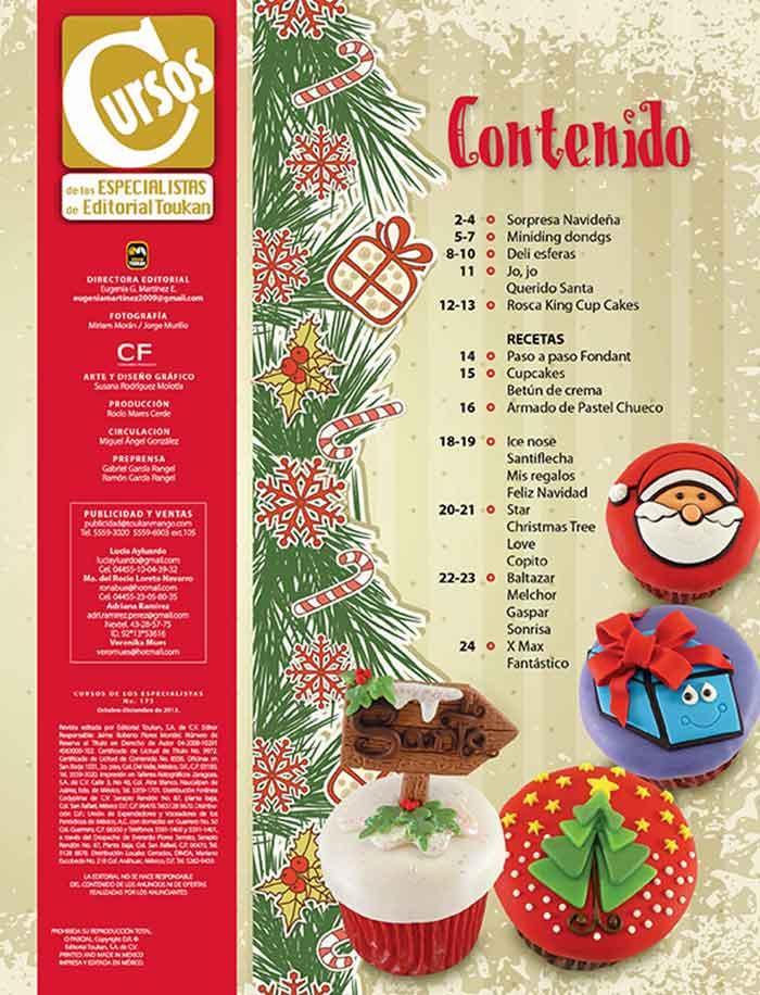 Cursos de los Especialistas 173 - Cupcakes Navide̱os - Formato Digital - ToukanMango