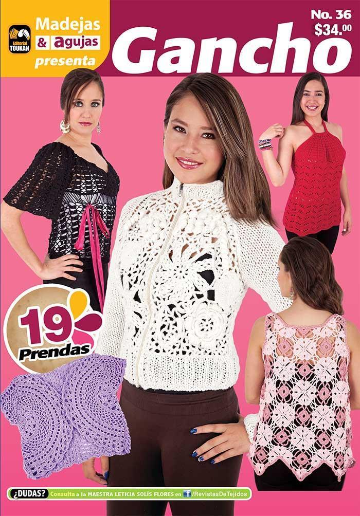 Madejas y Agujas Presenta 36 - Gancho - Formato Digital - ToukanMango