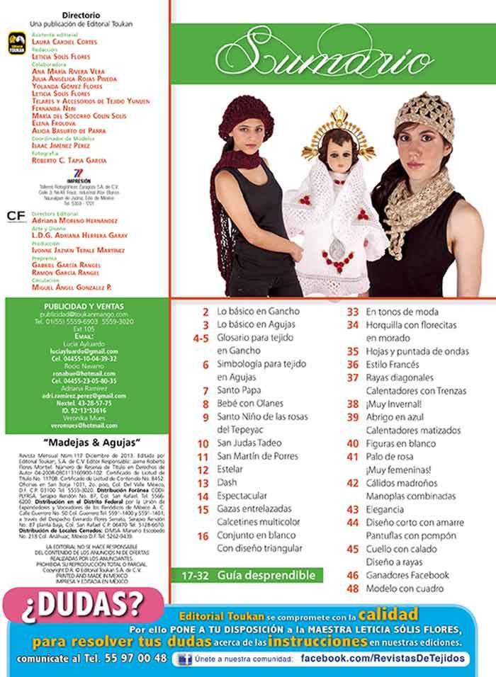Revista Madejas y Agujas 117 - Bufandas - Formato Impreso - ToukanMango