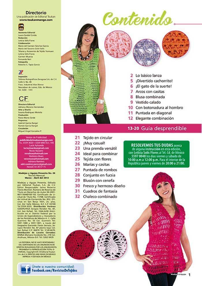 Madejas y Agujas Presenta 26 - Gancho con Lanza - Formato Digital - ToukanMango