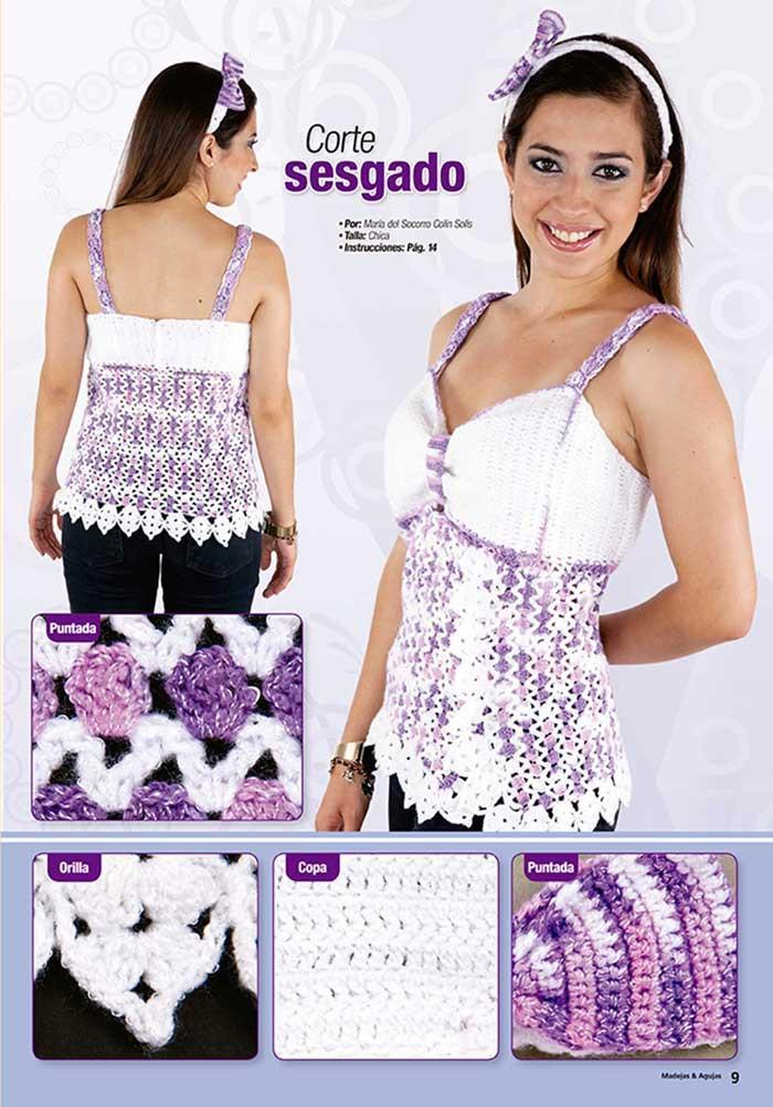 Madejas y Agujas Presenta 30 - Blusas, Balerinas, Mo̱os - Formato Digital - ToukanMango