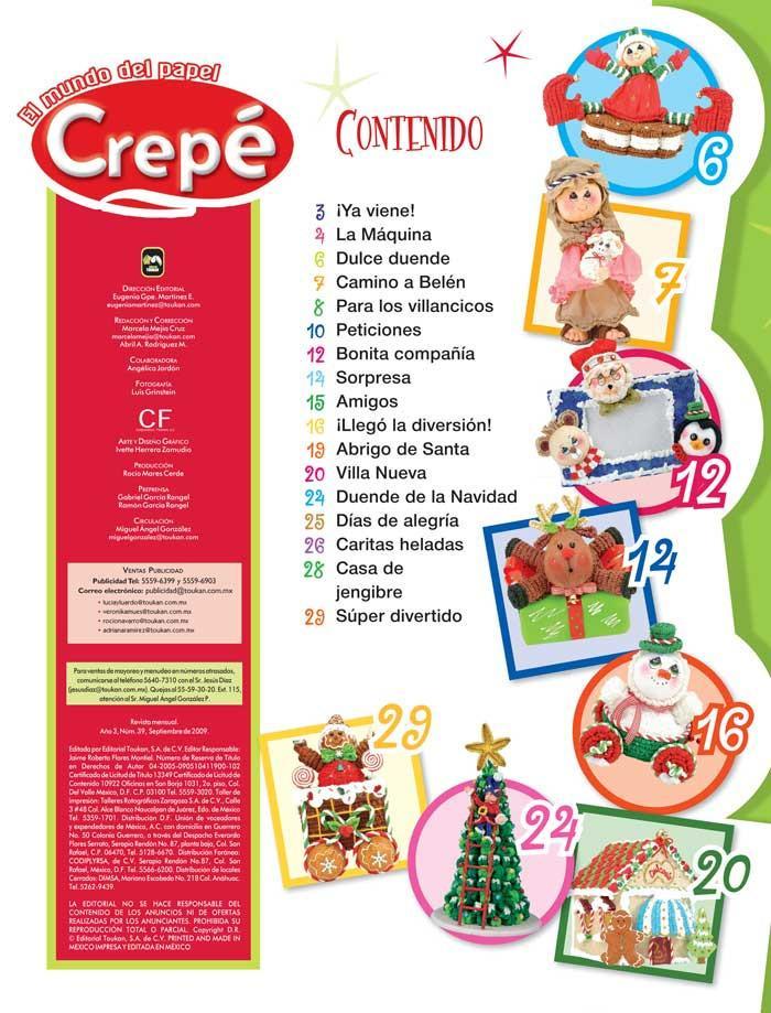 El mundo del Papel Crep̩ 39 - Navidad - Formato Digital - ToukanMango