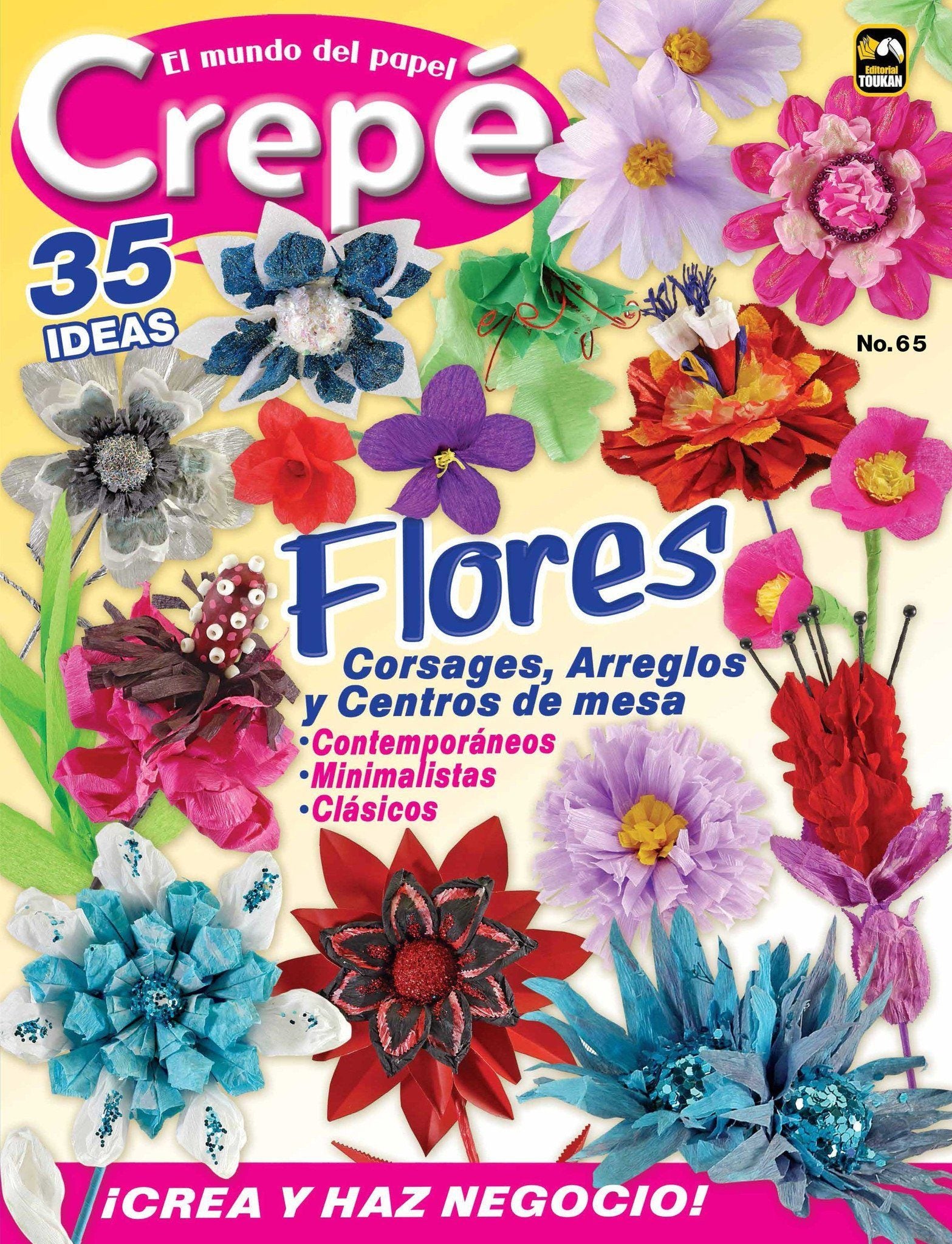 El Mundo del Papel Crep̩ 65 - Flores - Formato Digital - ToukanMango