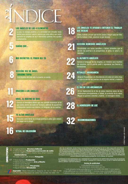 Senda de ́ngeles la Revista 4 - Rituales para atraer la Abundancia - Formato Digital - ToukanMango