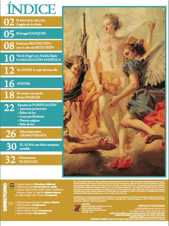 Senda de ́ngeles la Revista 8 - ́ngeles y la CÌÁbala - Formato Digital - ToukanMango