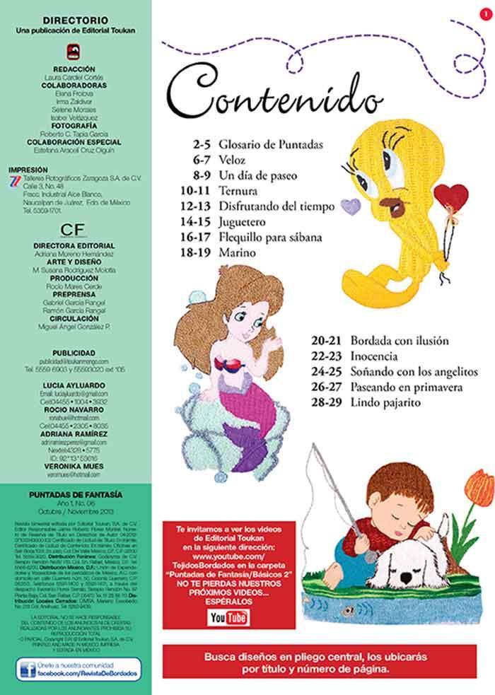 Revista Puntadas de FantasÌ_a no. 6 - Especial de Beb̩s - Formato Impreso - ToukanMango