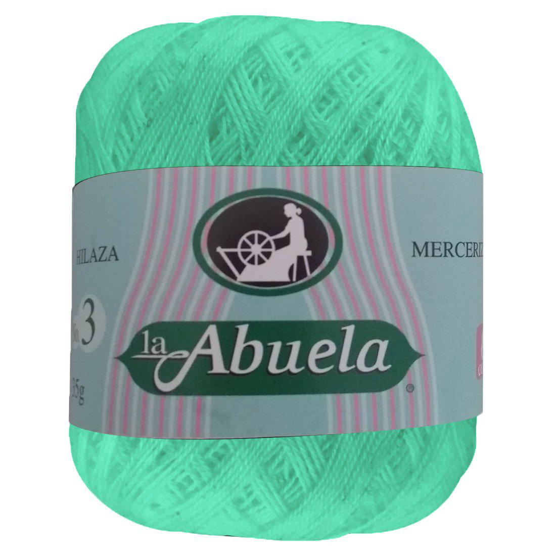 Hilaza La Abuela No.3, marca Omega, CAJA con 8 madejas de 35g con 300m