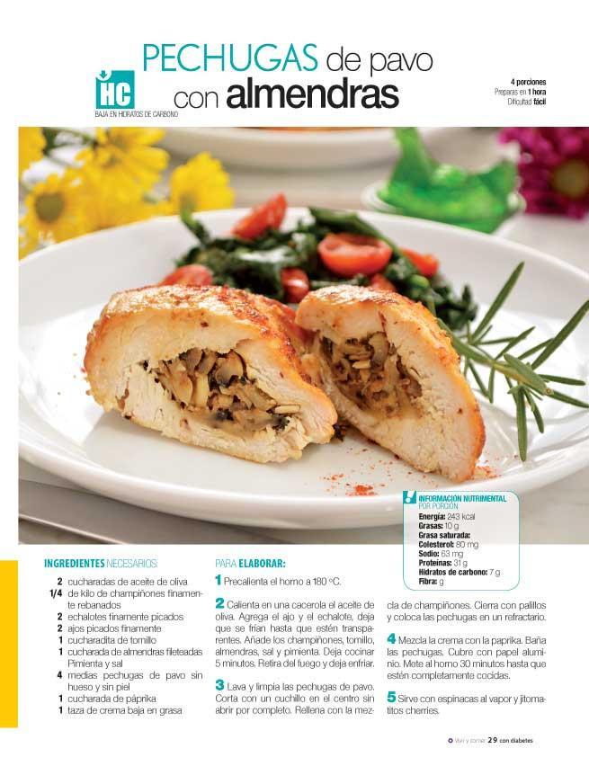 Vivir y Comer con Diabetes 17 - Platillos caseros con: Pollo, Res y Cerdo - Formato Digital - ToukanMango
